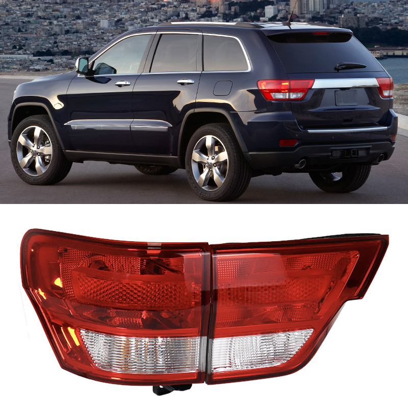 D.A.D Car Accessories - อุปกรณ์เสริมในรถยนต์ไฟท้ายด้านหลังเบรคไฟท้ายโคมไฟหมอกสำหรับรถจี๊ปแกรนด์เชโรกี 2011 2012 2013 55079414AF 55079420AD