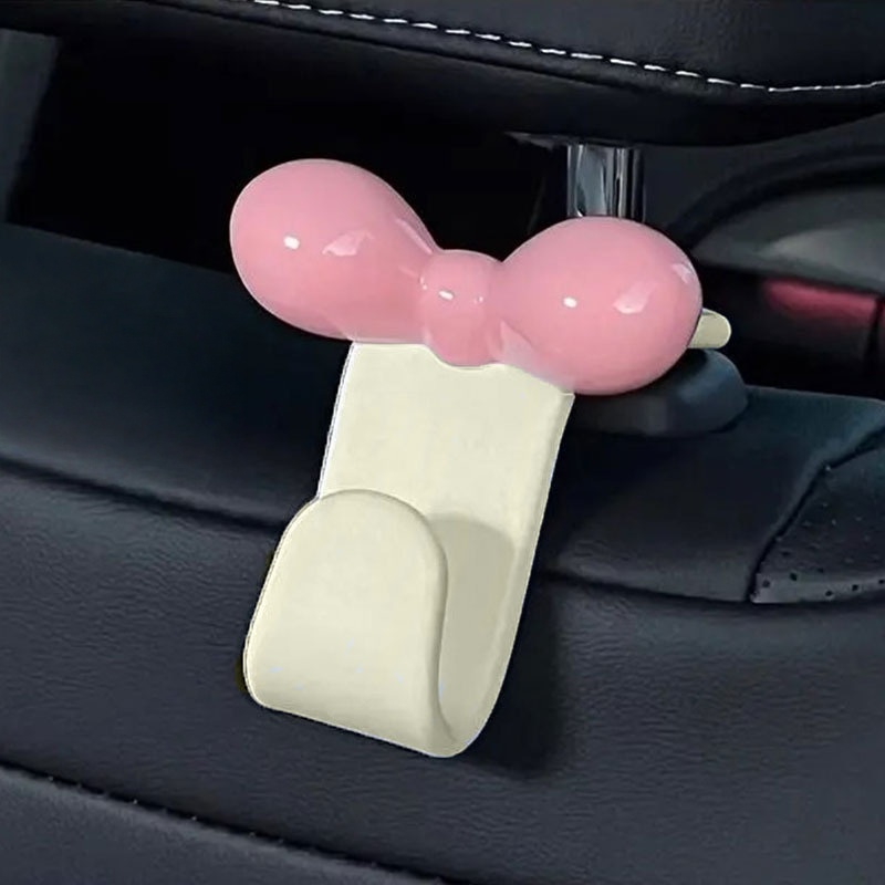 Car Accessories Useful - ตะขอแขวนหลังเบาะรถยนต์แบบมินิมอล อุปกรณ์จัดเก็บของใช้ในรถยนต์ สำหรับกระเป๋าถือ ขนม และของใช้สำหรับการเดินทาง