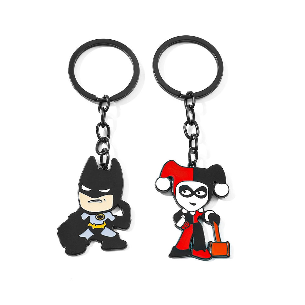 Car Accessories For Boys - พวงกุญแจการ์ตูนแบทแมน ของตกแต่งรถยนต์ ของขวัญวันเกิดสำหรับเด็กผู้ชาย