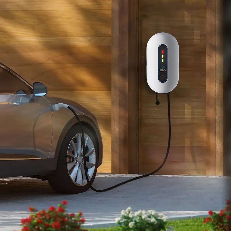 Car Accessories Useful - สถานีชาร์จรถยนต์ไฟฟ้า อุปกรณ์เสริมสำหรับยานยนต์พลังงานใหม่ 7kW สำหรับใช้ในบ้าน เสาชาร์จติดผนัง แบบที่