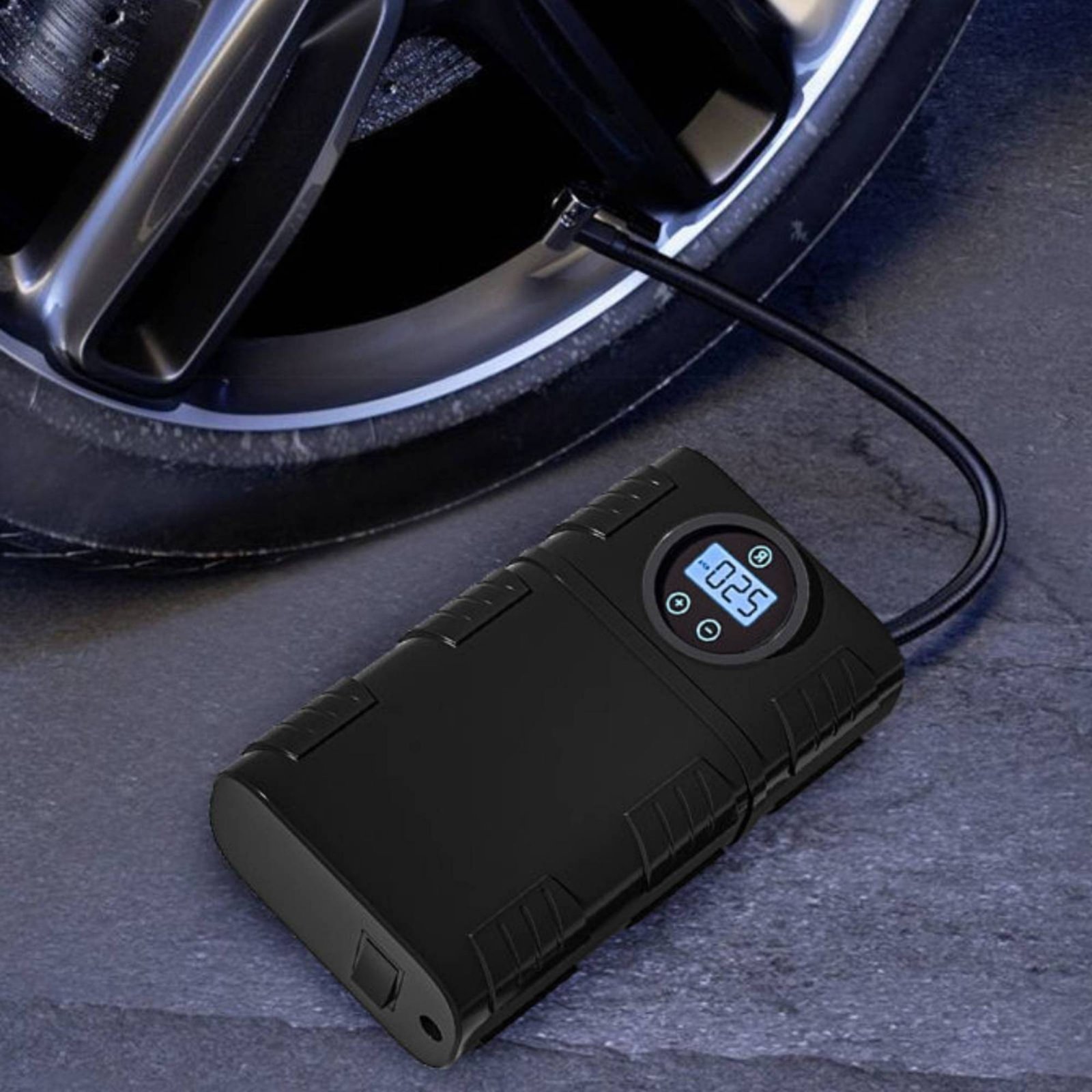 เครื่องสูบลมยางแบบพกพาไร้สาย เ - Car Portable Tire Inflator บทวิจารณ์และราคา