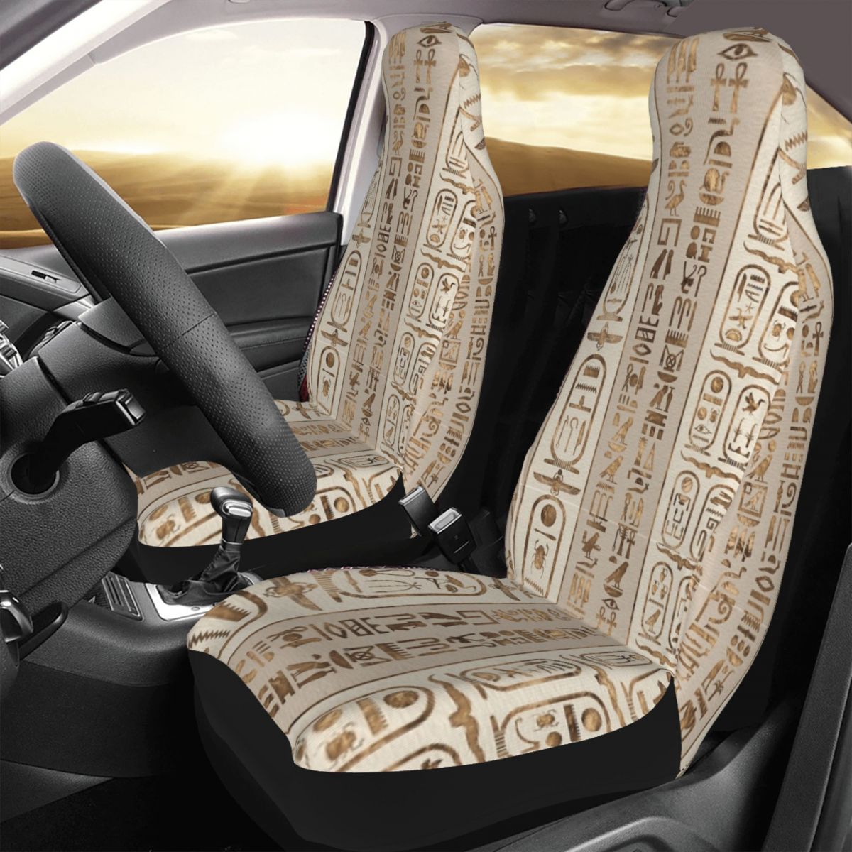 ลายอักษรอียิปต์โบราณ ปลอกหุ้มเ - Car Accessories Egypt บทวิจารณ์และราคา