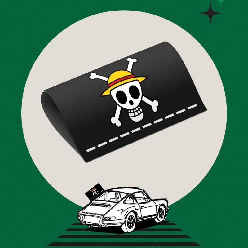 One Piece Car Wash Mark โลโก้ป - D.A.D Car Accessories บทวิจารณ์และราคา