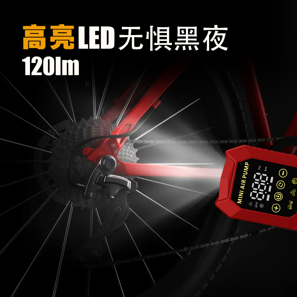 ปั๊มลมรถยนต์แบบพกพา 150psi ไร้ - Car Portable Tire Inflator บทวิจารณ์และราคา