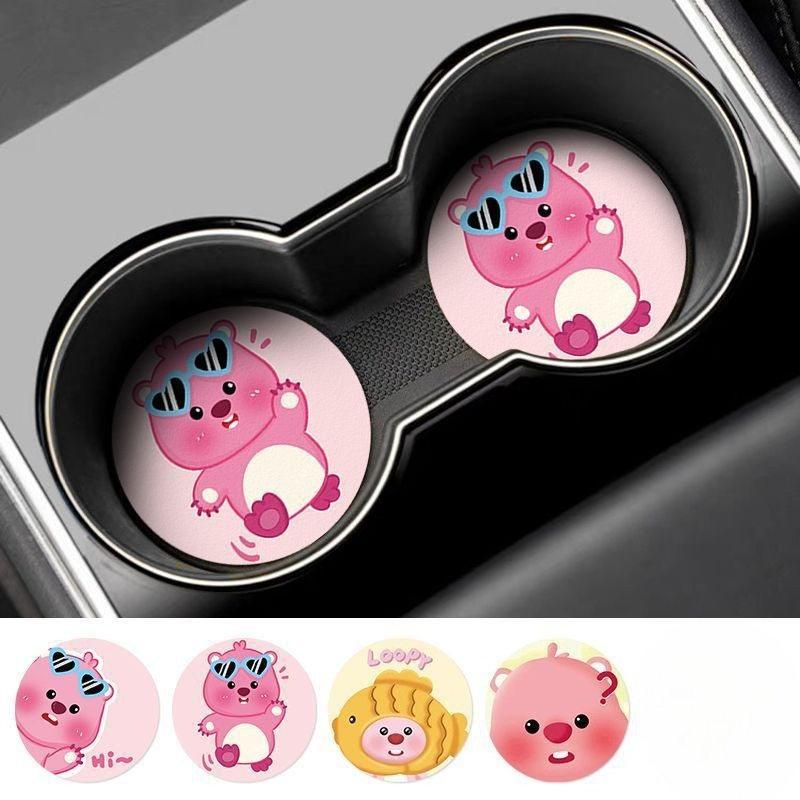 แผ่นรองแก้วลายการ์ตูน Loopy Cr - Car Accessories For Boys บทวิจารณ์และราคา