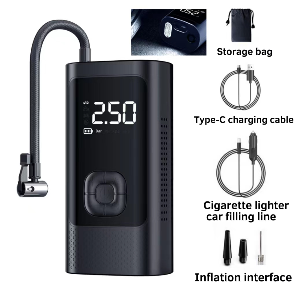 ปั๊มลมพกพา 150psi สำหรับเติมลม - Car Portable Tire Inflator บทวิจารณ์และราคา