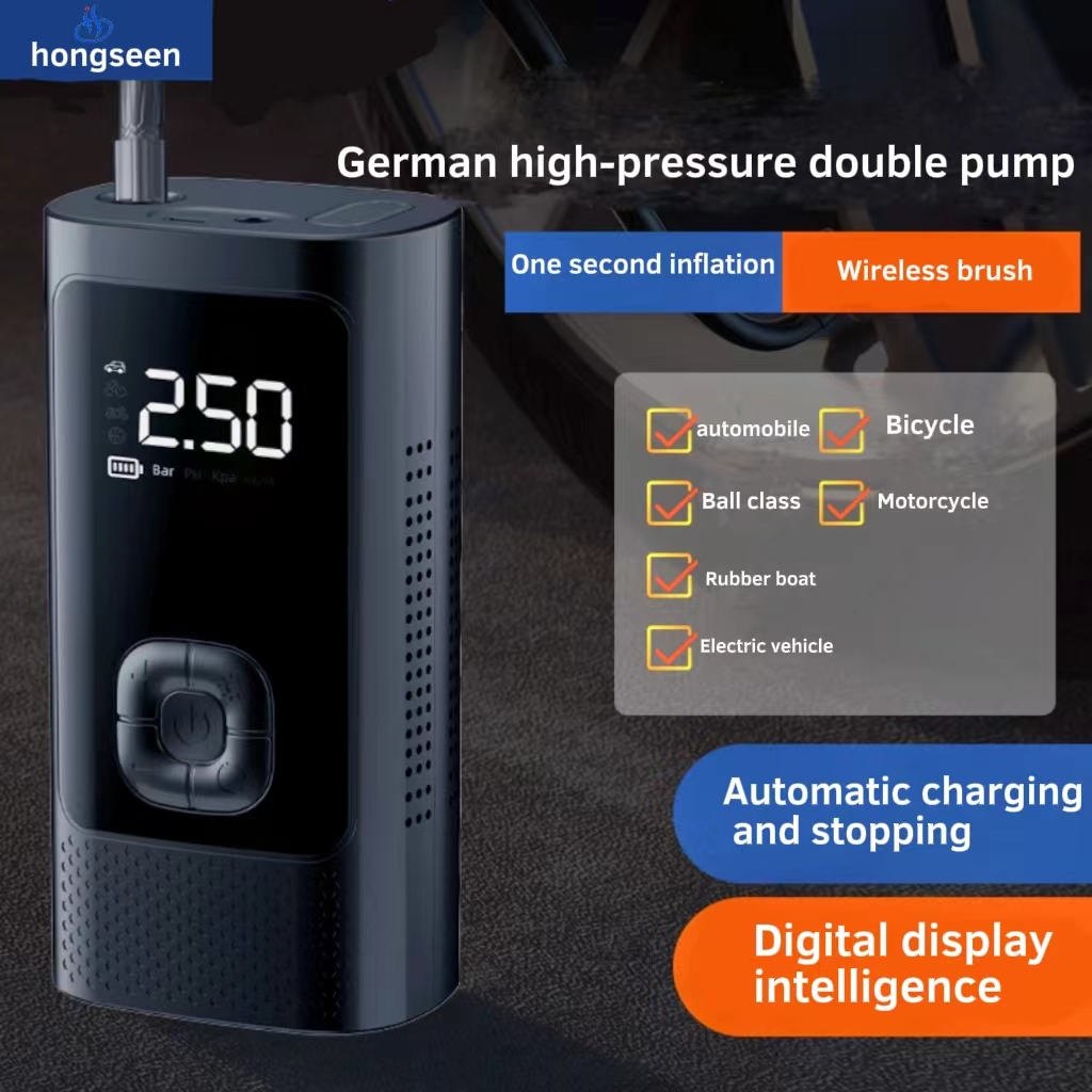 ปั๊มลมพกพา 150psi สำหรับเติมลม - Car Portable Tire Inflator บทวิจารณ์และราคา