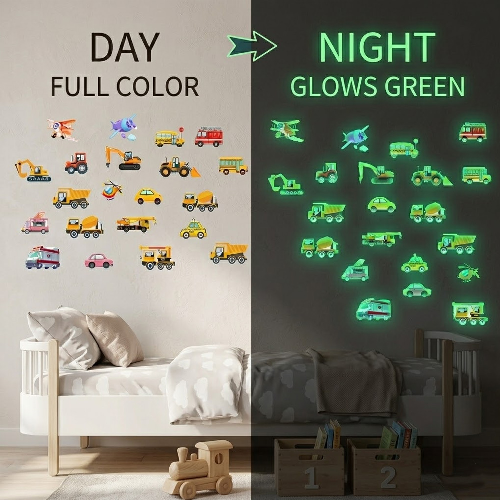 สติกเกอร์ติดผนังรถยนต์เรืองแสง - Car Accessories For Boys บทวิจารณ์และราคา